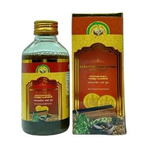 VAIDYARATNAM SARASWATHARISHTAM WITH GOLD 450ML