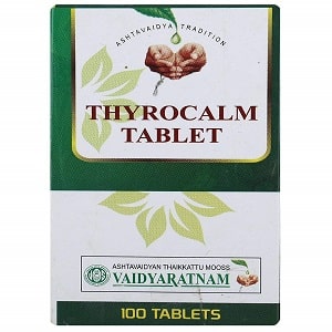 VAIDYARATNAM THYROCALM TAB 100
