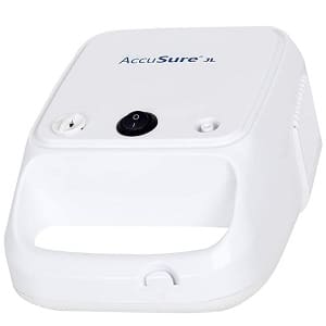 AccuSure JL Nebulizer Piston Compressor Nebulizer Machine Kit with Mouth Piece, Child and Adult Mask